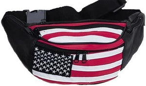 American Flag Fanny Pack style - 962AL-menswallet
