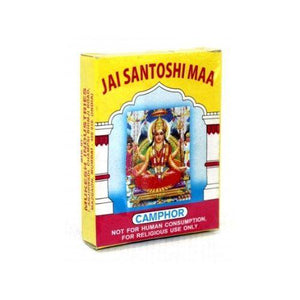 Jai Santoshi Maa camphor Tablets 100g (3.5oz) For Religious Use Only-menswallet