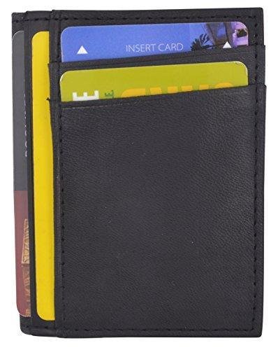 Rfid Blocking Mini Wallet Genuine Leather Slim Front Pocket Wallet Ultra Thin Credit Card Holder Sleeve with ID Windows Rfid Blocking Mini Wallet Genuine Leather Slim Front Pocket Wallet Ultra Thin Credit Card Holder Sleeve with ID Windows
