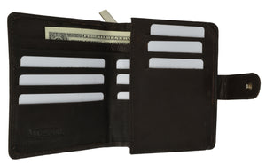 Leather Wallets For Women - Trifold Womens Wallet With Coin Purse-menswallet