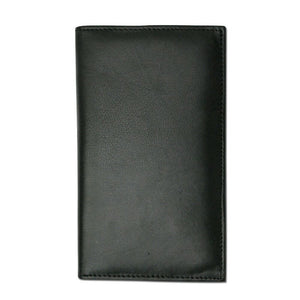 Black RFID Blocking Wallet Leather Bifold 19+ Credit Card ID Checkbook Holders-menswallet