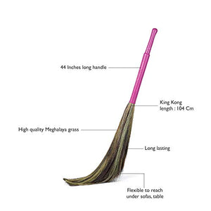 Gala King Kong Grass Floor Broom (Pack Of 2)-menswallet