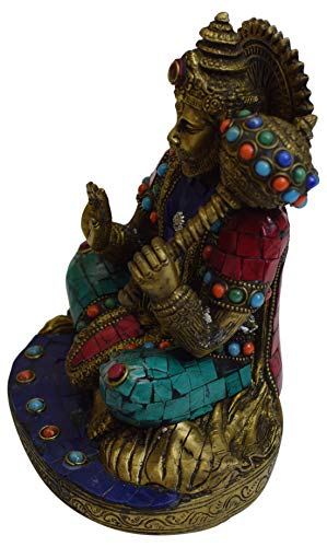 Lord Hanuman Metal Statue Hindu God of Strength Sculpture Collectible Figurine-menswallet