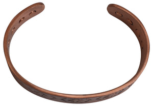 New Pure Copper Magnetic Double Horse Logo Bracelet for Relieving Pain-menswallet