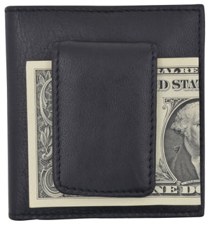 Bifold Credit Card Holder with Snap Button Closure by Marshal 80-menswallet