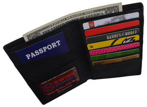 Passport holder travel wallet rfid blocking case cover, premium leather passport holder travel wallet cover rfid blocking case-menswallet
