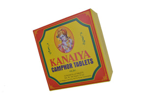 Kanaiya Camphor Tablets from India - 400 Grams - 128 Tablets (16 Blocks of 8) Brand-menswallet