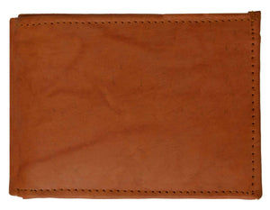 Cowhide Leather Removable Card ID Holder Mens Bifold Wallet 533 CF-menswallet