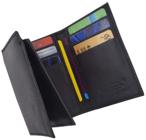 Flip-Up Mens Wallet W/Credit Card Holder Trifold 239-menswallet