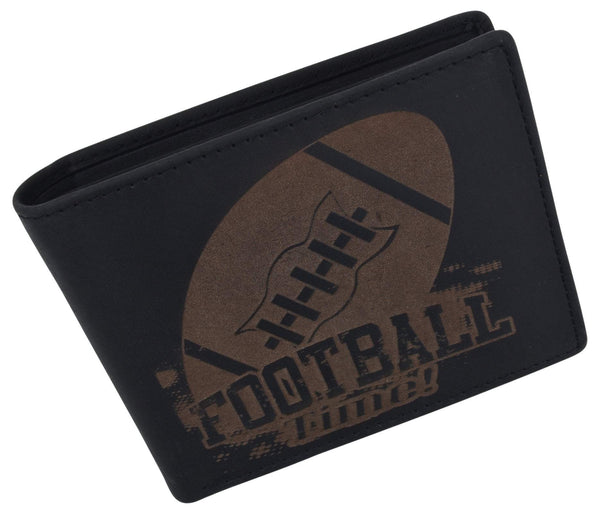 marshalblackfootballlogomensrfidblockinggenuineleatherbifold