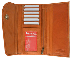 Ladies' Wallet With Checkbook Cover-menswallet
