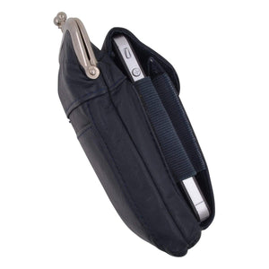 Leather Cigarette Holder with Cellphone Pocket 1842 (C)-menswallet
