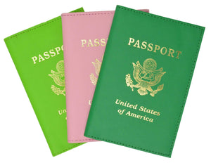 Marshal USA Gold Logo Passport Cover Holder for Travel 151 PU USA (C)-menswallet