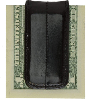 Men's Eel Skin Large Magnetic Money Clip E 334-menswallet