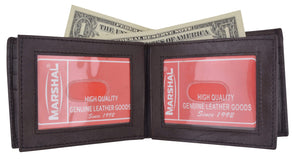 Men's Genuine Lamb Leather Multi Pocket Wallet 1852-menswallet