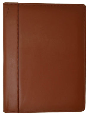 Moga Bifold Portfolio Organizer High End Leather Quality (Brown)-menswallet