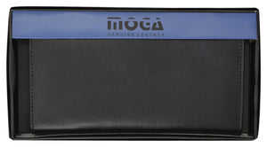 Moga Handmade Genuine Leather Checkbook Cover Italian Design 90156-menswallet