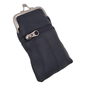 New Design Genuine Leather Cigarette Case and Zipped Lighter Pouch 9903 AL-menswallet