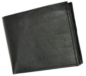 Premium Leather Bifold Side Flap with Snap ID Card Holder Wallet P 1533 (C)-menswallet