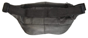 Square Pocket Fanny Bag Pouch Crafted of fine lambskin leather-menswallet