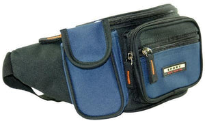 Unisex Nylon Fanny Pack Waist Bag with Cell Phone Pouch 92-0101 (C)-menswallet