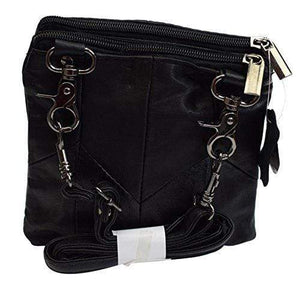 Genuine leather women's small shoulder bag evening purse-menswallet
