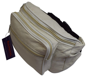 Genuine Leather Waist Fanny Pack Belt Bag Pouch Travel Hip Purse Men Women Many Colors 005C (C)-menswallet