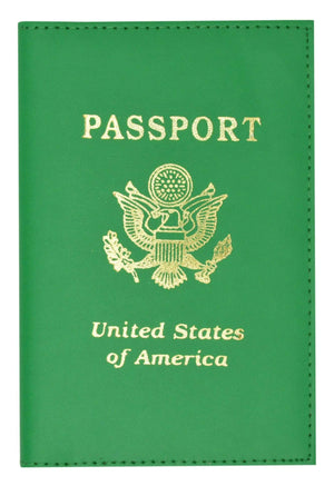 Marshal USA Gold Logo Passport Cover Holder for Travel 151 PU USA (C)-menswallet