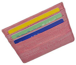 Waterproof Genuine Eel Skin Soft Leather Slim Thin Credit Card Holder Wallet-menswallet