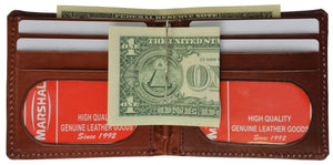 Money Clip In Bifold Wallet-menswallet