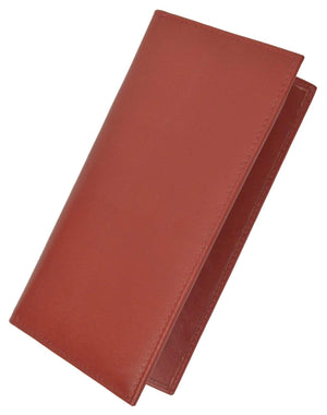 Brand New Hand Crafted Premium Soft Leather Simple Checkbook Cover P156-menswallet