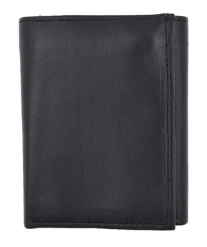 Swiss Marshal Men's Trifold Genuine Leather Center Flap Credit Card ID Holder Wallet SM-P2855-menswallet