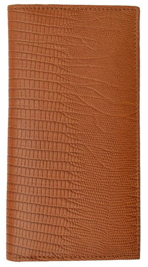 New Genuine Leather Checkbook Cover Case Snake Pattern 156 SN (C)-menswallet