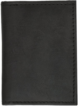 Mens Black Leather"Featherweight" Bifold Wallet 760-menswallet