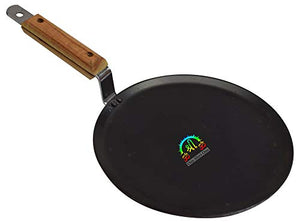 10.75 inch Indian Roti Iron Tawa Taper Border Pan For Chapati Bread Cooking Utensil-menswallet