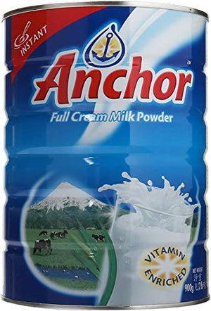 Anchor Full Cream Milk Powder -900g/2lb - Pack of 2-menswallet