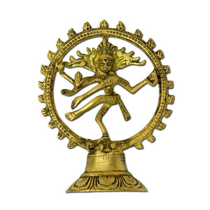 Brass Natraj Statue Sculpture, Lord of Dance-menswallet