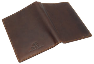 Mens Slim Bifold Vintage Leather Wallet RFID Blocking Vertical Credit Card Slots Holder Wallets for Men-menswallet