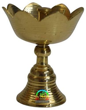 Decorative and Attractive Brass Oil Lamp Akhand Diya Decorative Item-menswallet