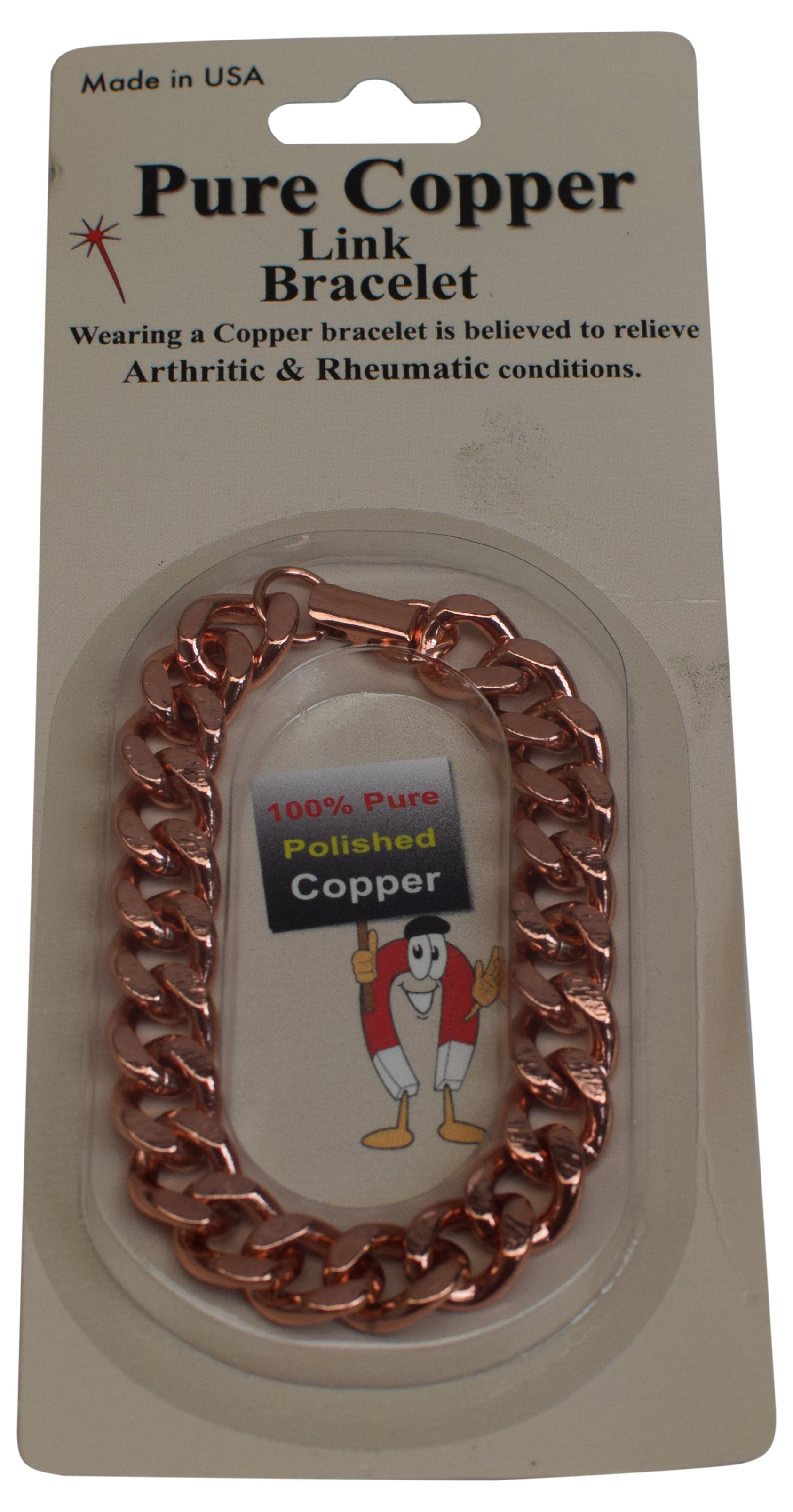 SHINDE EXPORTS pure copper link chain bracelet for men women original…