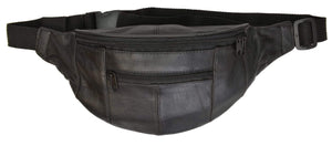 Genuine Leather Fanny Pack Pouch Waist Bag Slim Design 006 (C)-menswallet