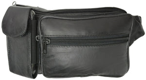 Genuine Leather Fanny Pack with Cell Phone Pocket by Marshal-menswallet