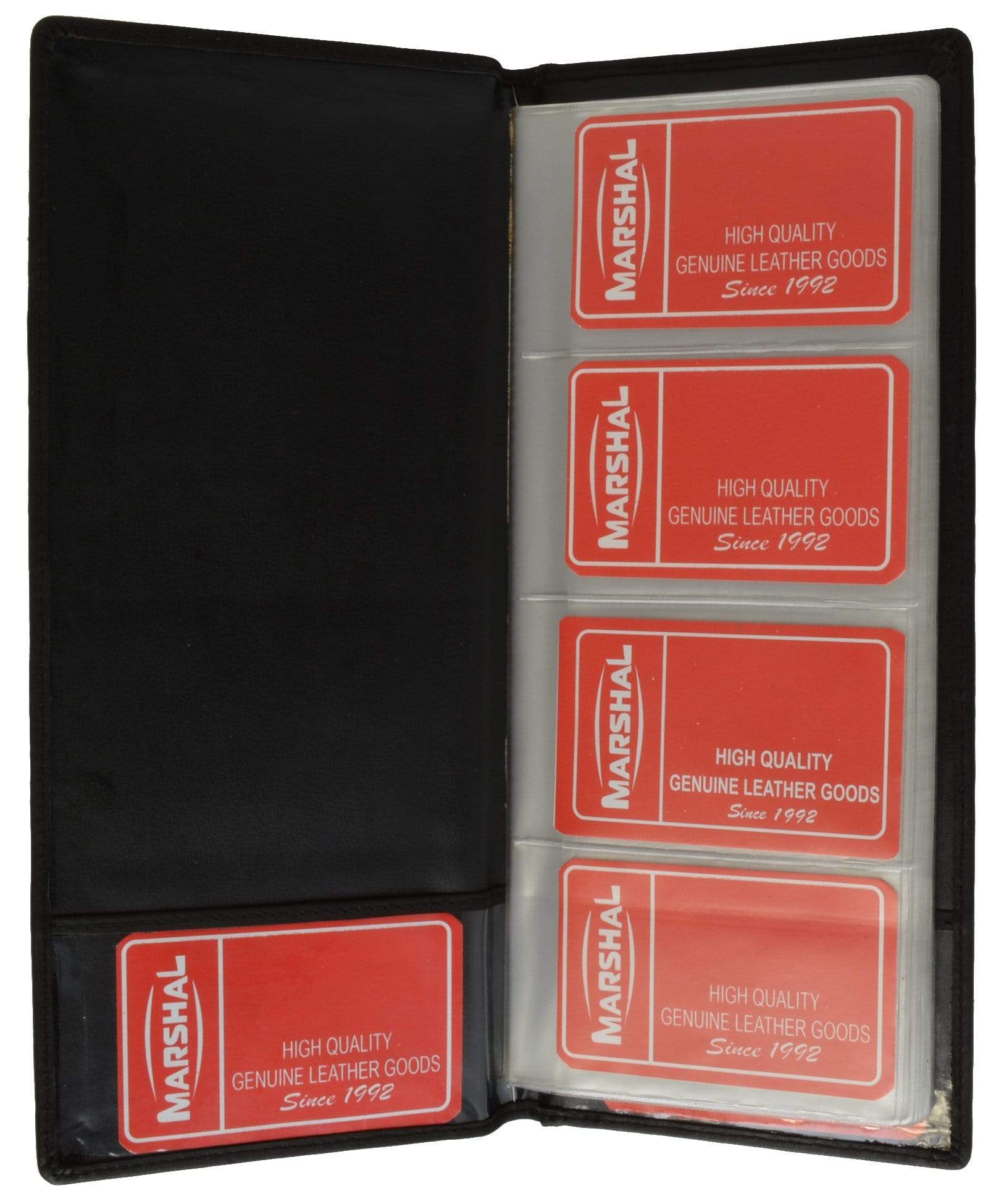 Marshal Genuine Leather Large Business Card Holder Book Organizer Office Executives 4570 CF Burgundy Marshal Genuine Leather Large Business Card Holder Book Organizer Office Executives 4570 CF Burgundy