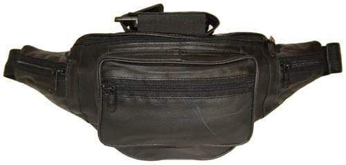 Genuine Leather Waist Bag Cellphone Holder Fanny Pack with Adjustable Strap 2305 (C)-menswallet