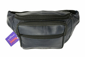 Genuine Leather Waist Fanny Pack Belt Bag Pouch Travel Hip Purse Men Women-menswallet