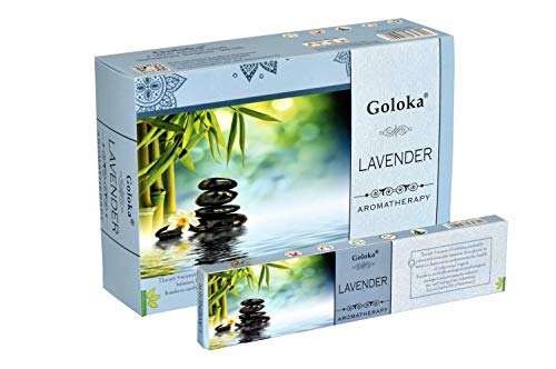 Goloka Aroma Lavender 15G 15 Sticks/Pack, 12 Packs/Box Price is for The Box-menswallet