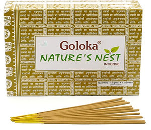 Goloka Nature's Nest Masala Incense Sticks 15gms x 12 Packs by Goloka-menswallet