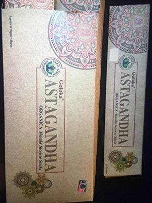 Goloka Organica Series - Astagandha - 6 Boxes of 15 Grams (90 Grams Total)-menswallet