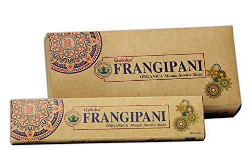 Goloka Organica Series - Frangipani - 6 Boxes of 15 Grams (90 Grams Total)-menswallet
