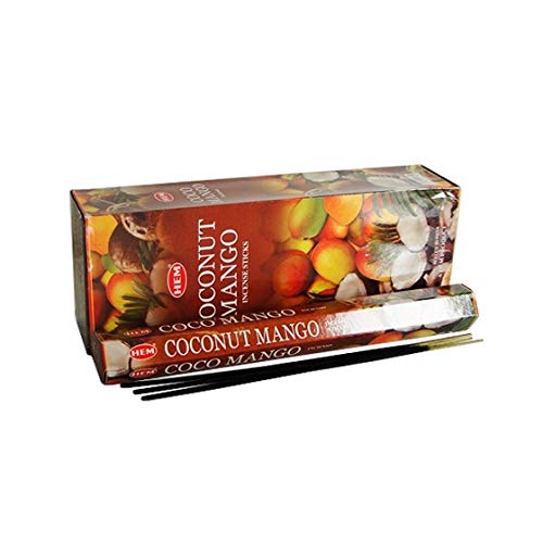 Hem 6 Pack of 20 – Mango Coconut – Box of 6 Stick Tubes, 120 stick-menswallet